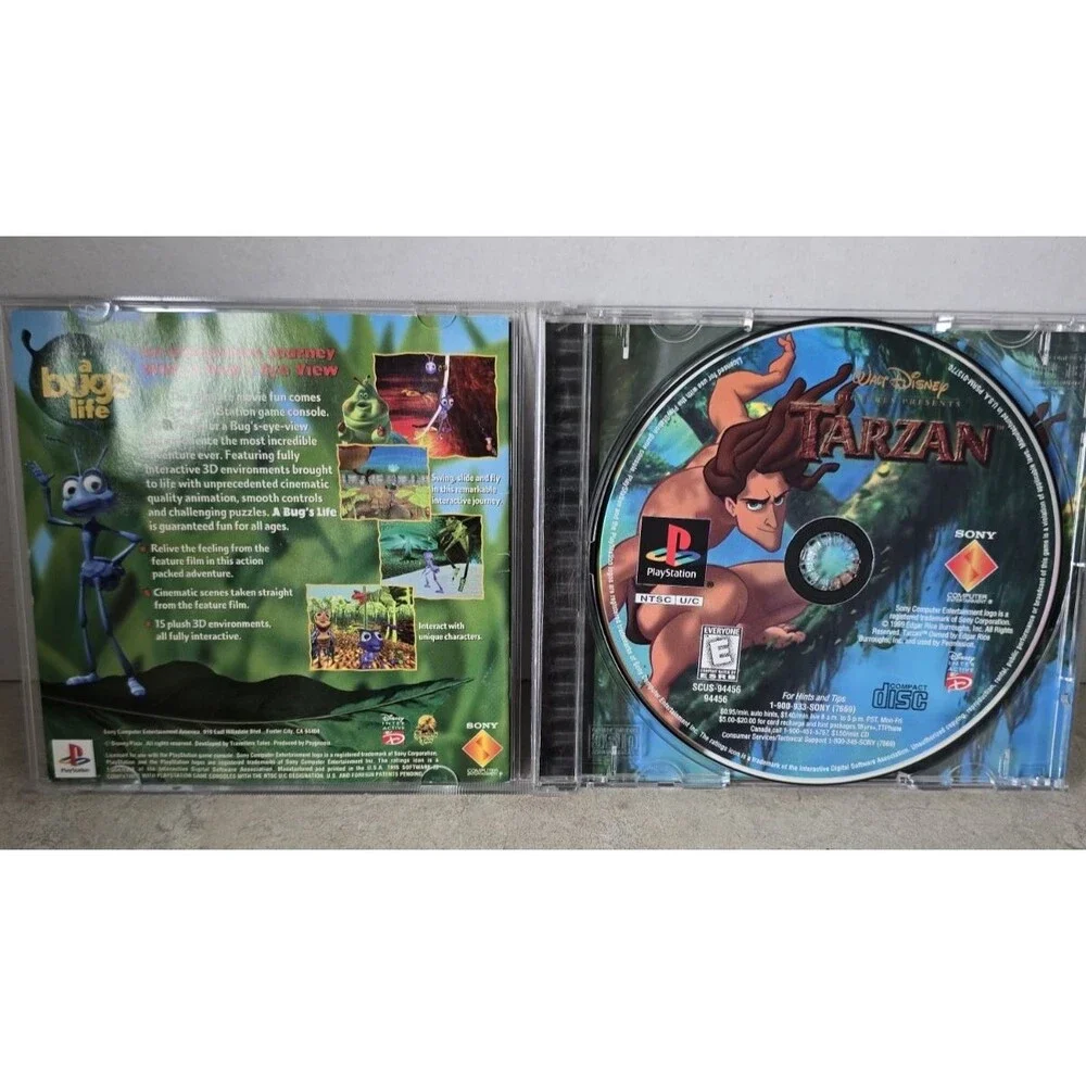 Disney's Tarzan (Sony PlayStation 1, PS1) Complete CIB